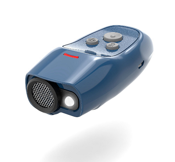 Pet Ultrasonic Anti-barking Dog Repeller Dog Handheld Trainer LED Black Blue