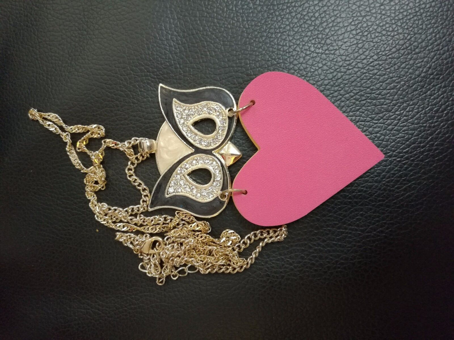 New Women Rhinestone Chain Crystal Necklace Pendant Lady's Fashion Jewelry OWL