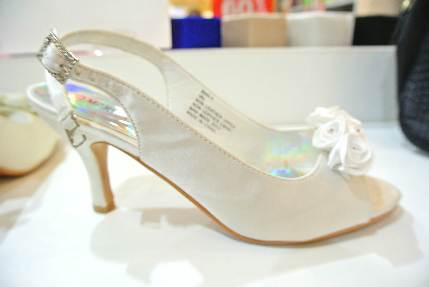 Elegant Women Shining Diamante Fish Mouth Date Evening Wedding Ball Party Shoes