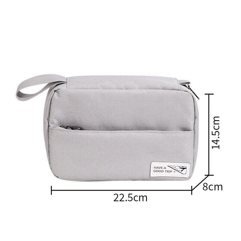 Portable Zip Hangable Toiletry bag Travel Cosmetic Organizer Storage Makeup Bag