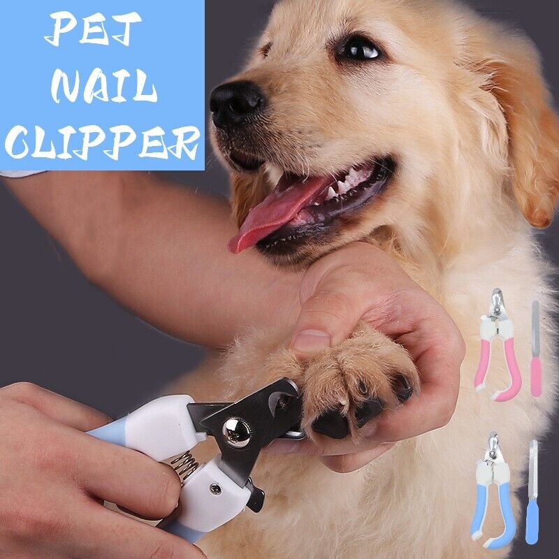 Pet Nail Clippers Dog Cat Nail Toe Claw CutterTrimmer Scissors Tool 2 Size