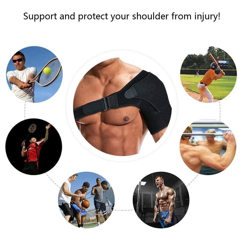 Anti-strain Fitness Sports Taping Protection Adjustable Single Shoulder Strap