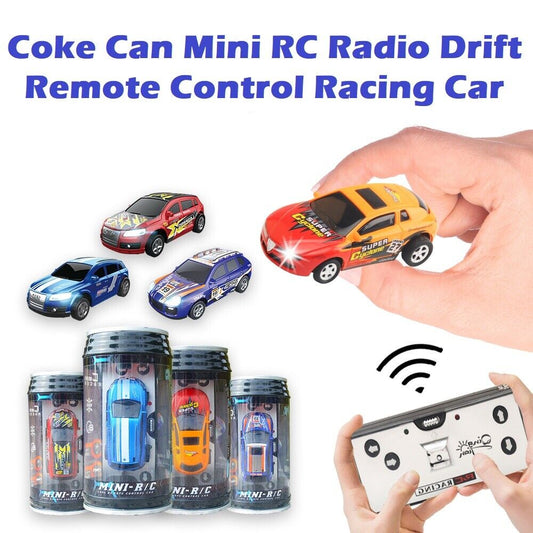Coke Can Mini RC Radio Drift Remote Control Race Racing Car Toy gift For Kids