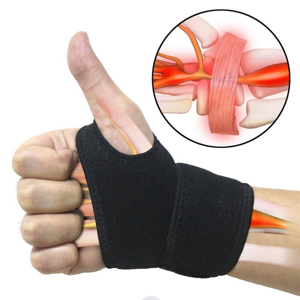 Unisex Adjustablet Wrist Brace Immobiliser Anti Sprain Sport Fitness Basketball