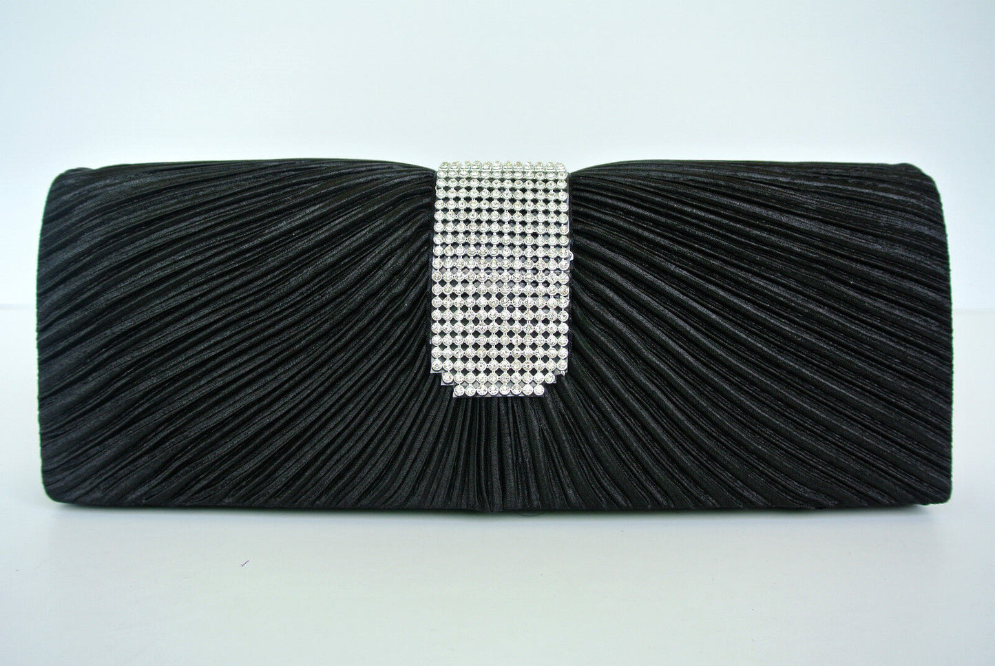 BRAND NEW Shining Satin Ladies Evening Clutch Bag Wedding Bridal Chain Handbag