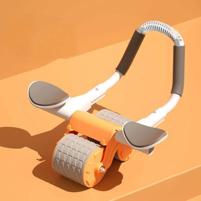 Automatic Rebound Wheel Roller Abdominal Ab Fitness Training Anti Slip Equipment