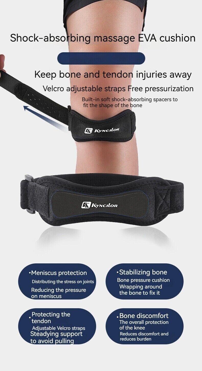 Patella Knee Support Strap Band Belt Brace Fitness Running Sports Compression