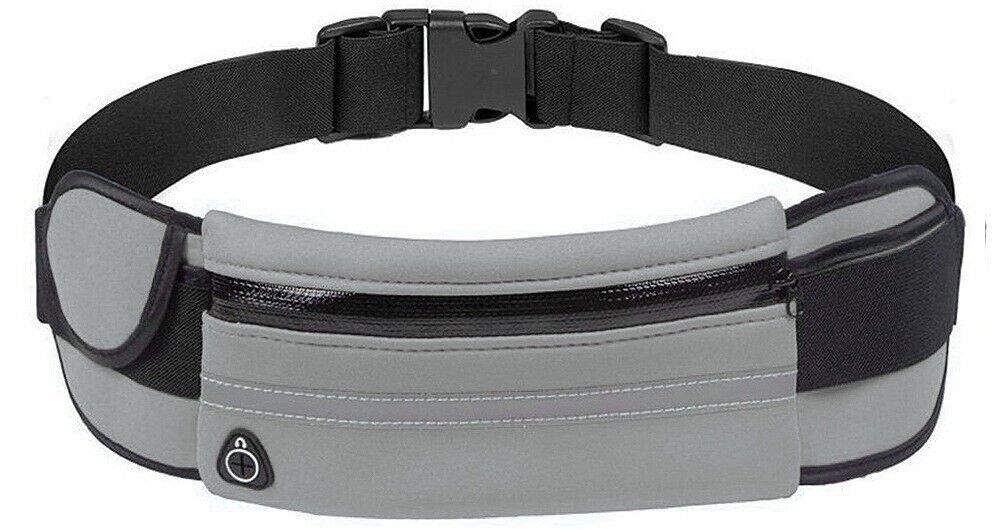 Waterproof Sports Wallet Running Pack Travel Waist Bags Money Zip Belt Pouch