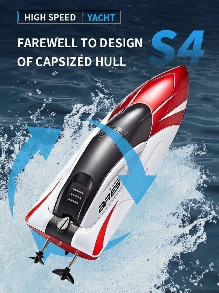 2.4GHz RC Speed Boat Remote Control Racing Yacht Dual Propeller Rechargeable AU