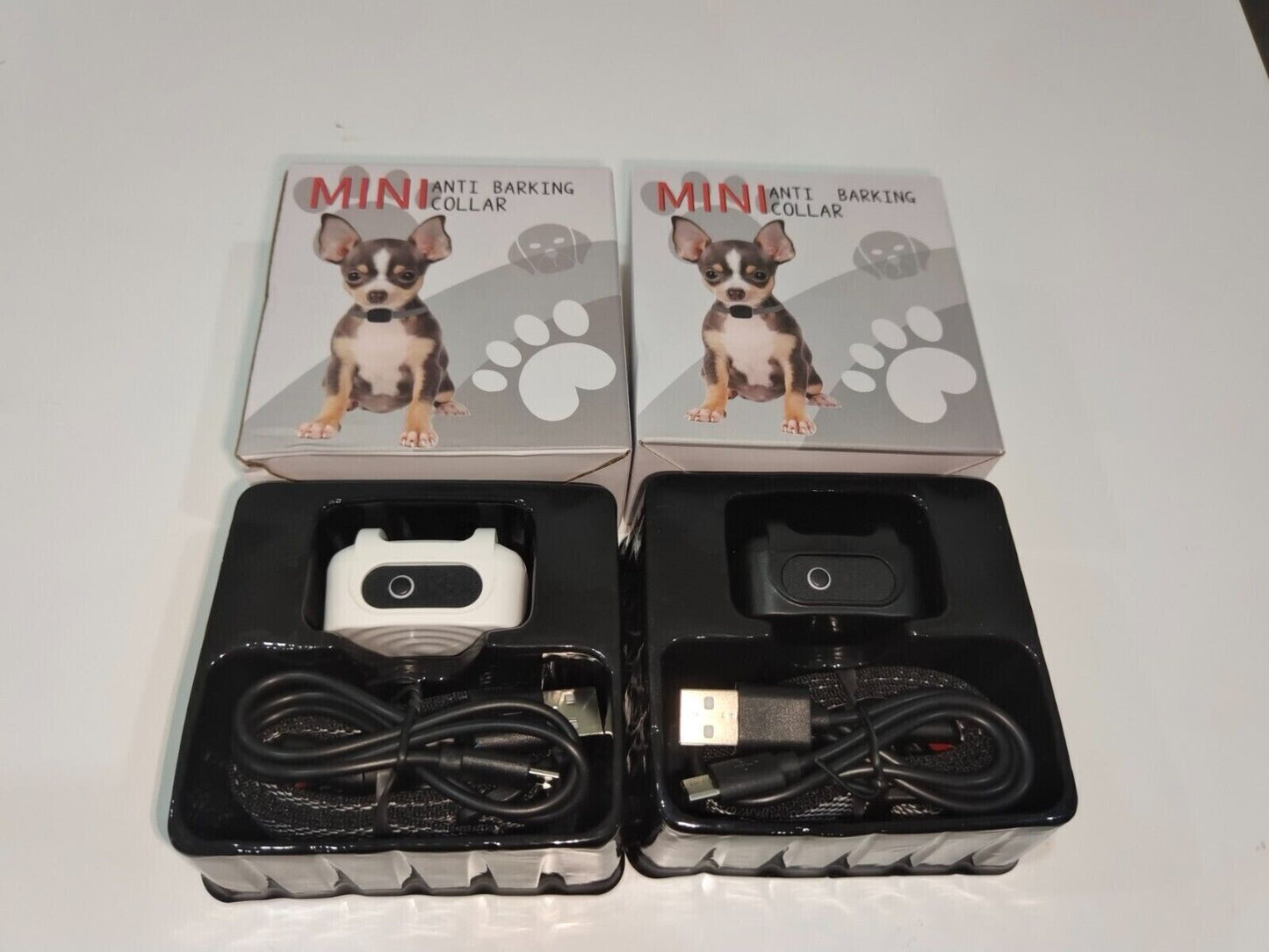 Waterpoof Safe Training Anti Bark No-Shock Dog Collar Rechargeable Stop Barks