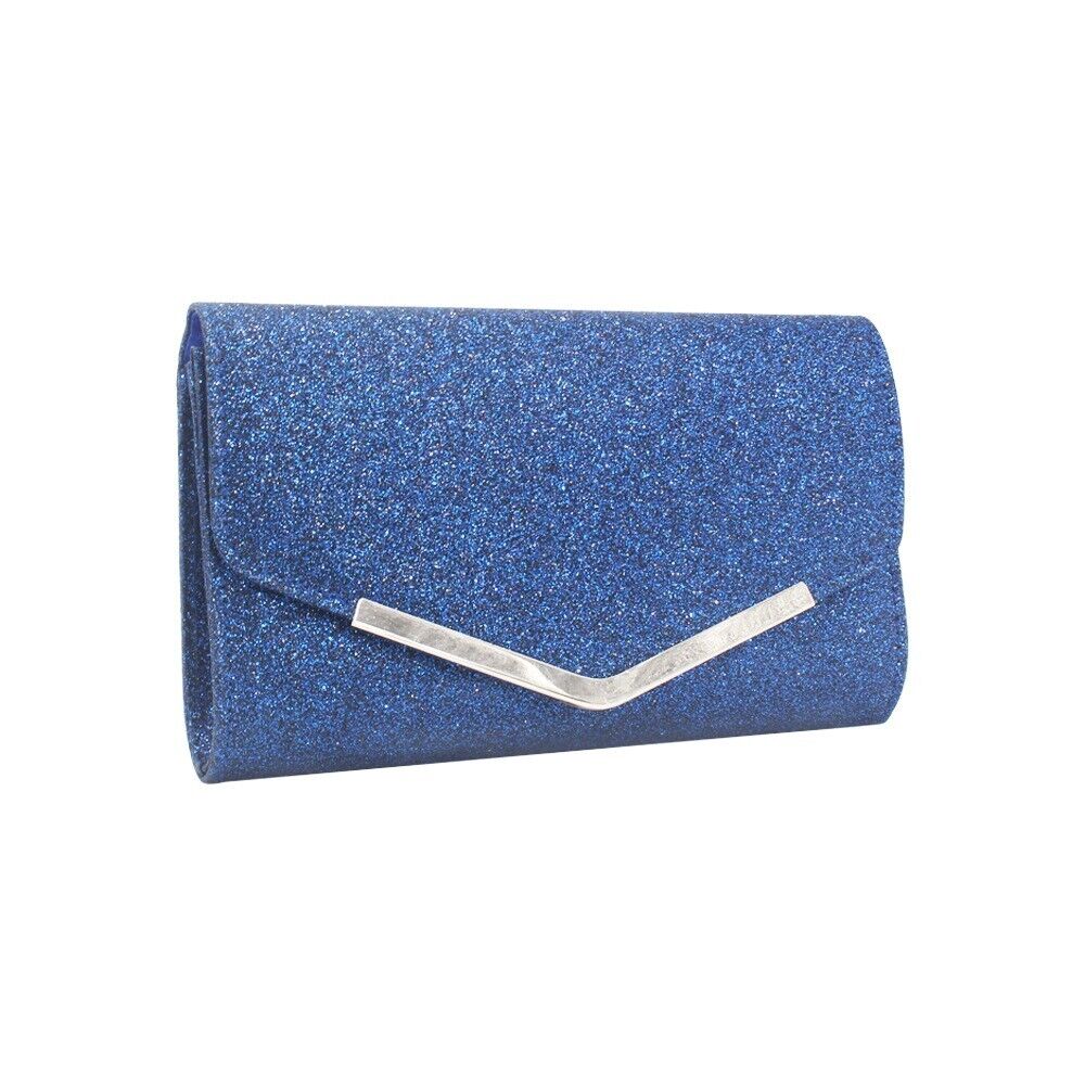 Shining Flip Magnetic Ladies Evening Clutch Bag Wedding Bridal Chain Handbag