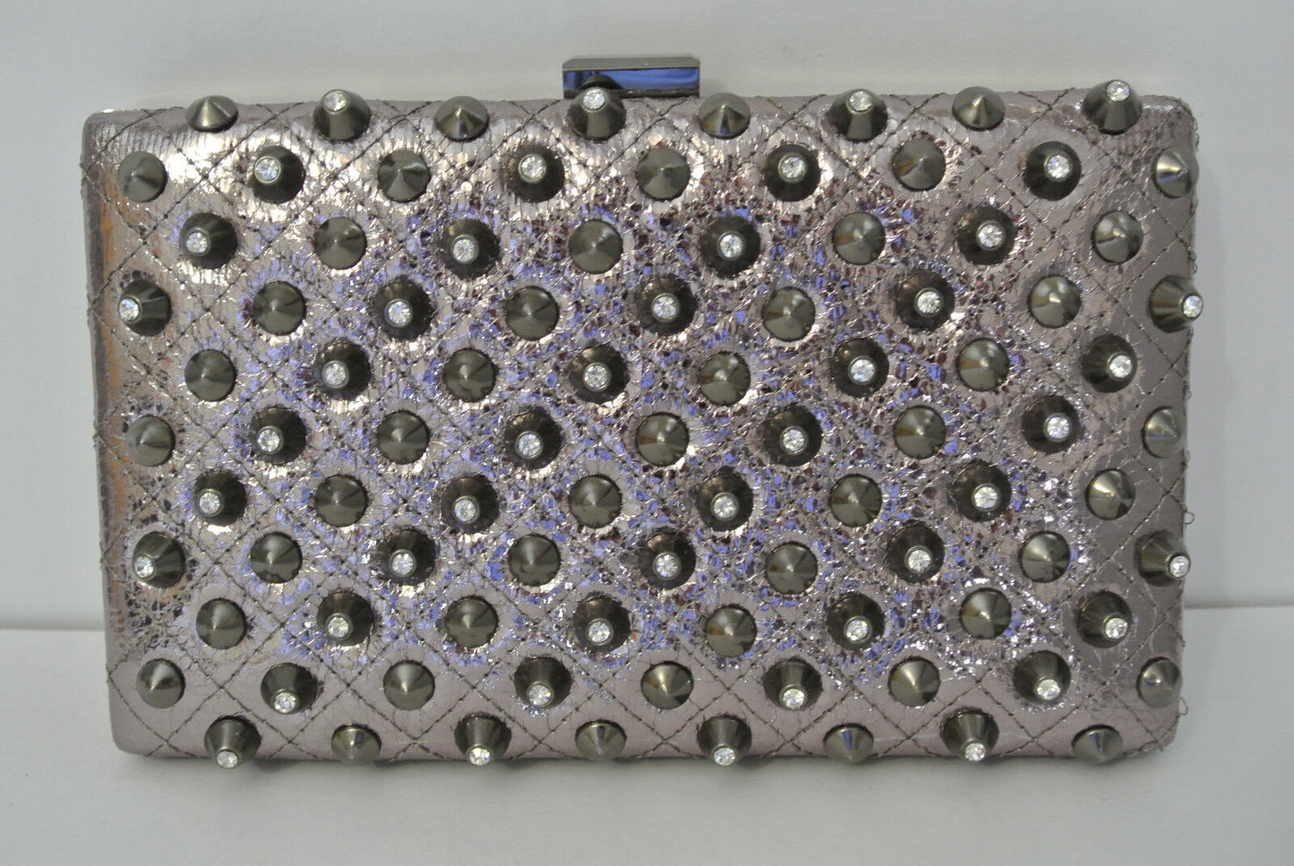 New Rivet Women Wallet Clutch Lady Purse Evening Handbag Ladies Party Bag