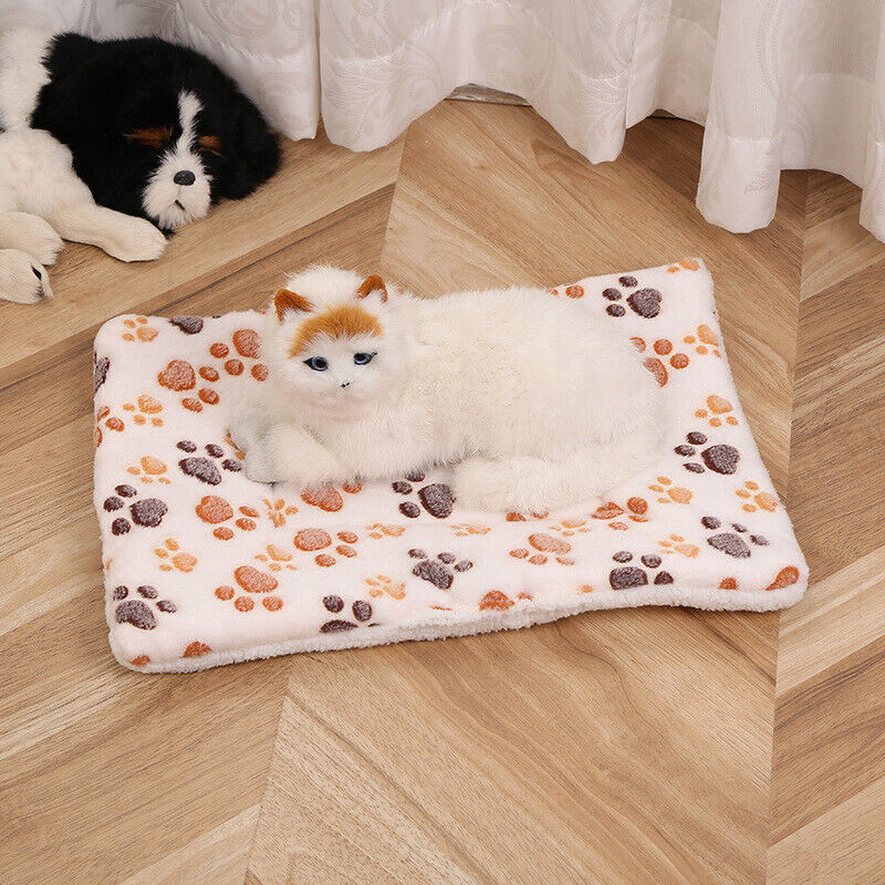 Pet Comfortable Four Seasons Warm Coral Velvet Blanket Dog Kennel Cat Kennel Mat