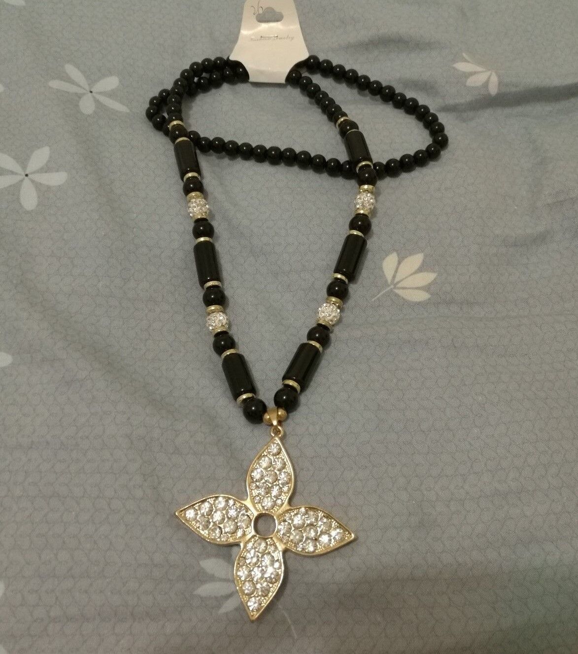 New Women Rhinestone Chain Crystal Necklace Pendant Lady's Fashion Jewelry