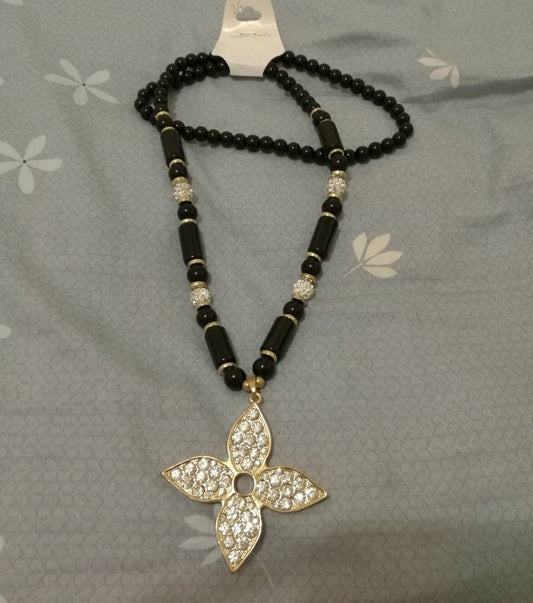 New Women Rhinestone Chain Crystal Necklace Pendant Lady's Fashion Jewelry