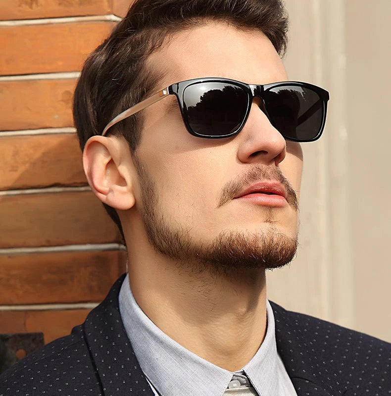 Men Stylish Polarized Sunglasses UV400 Anti-Glare Driving Finshing Sport Travel # 0733
