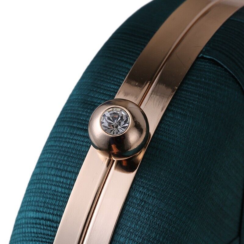 New Fashion Ladies Knit Wedding Bridal Evening Party Clutch Chain Handbag Bag