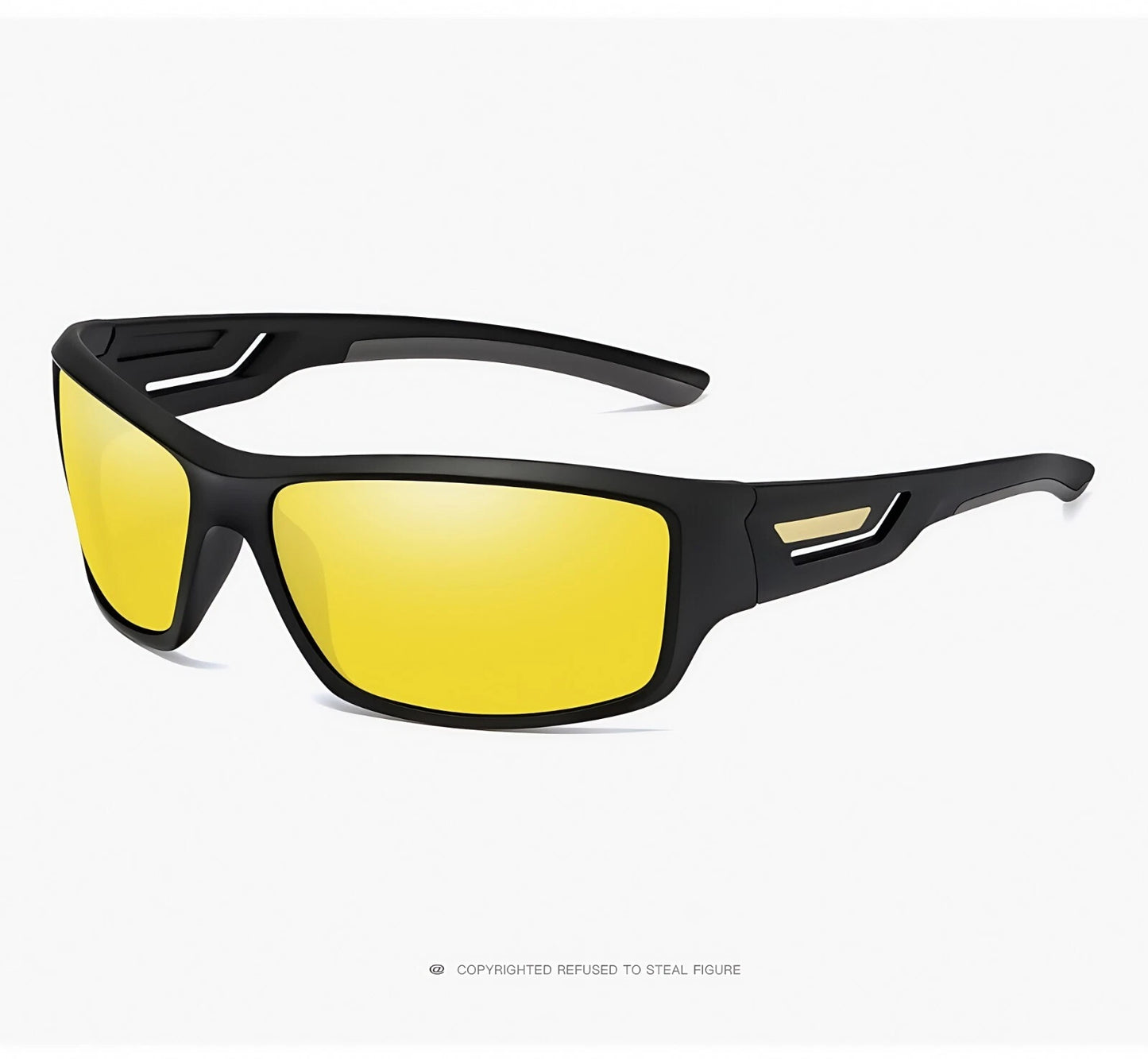 Men Polarized Sports Sunglasses Lightweight Wrap Around Shades Driving Cycling # 201909