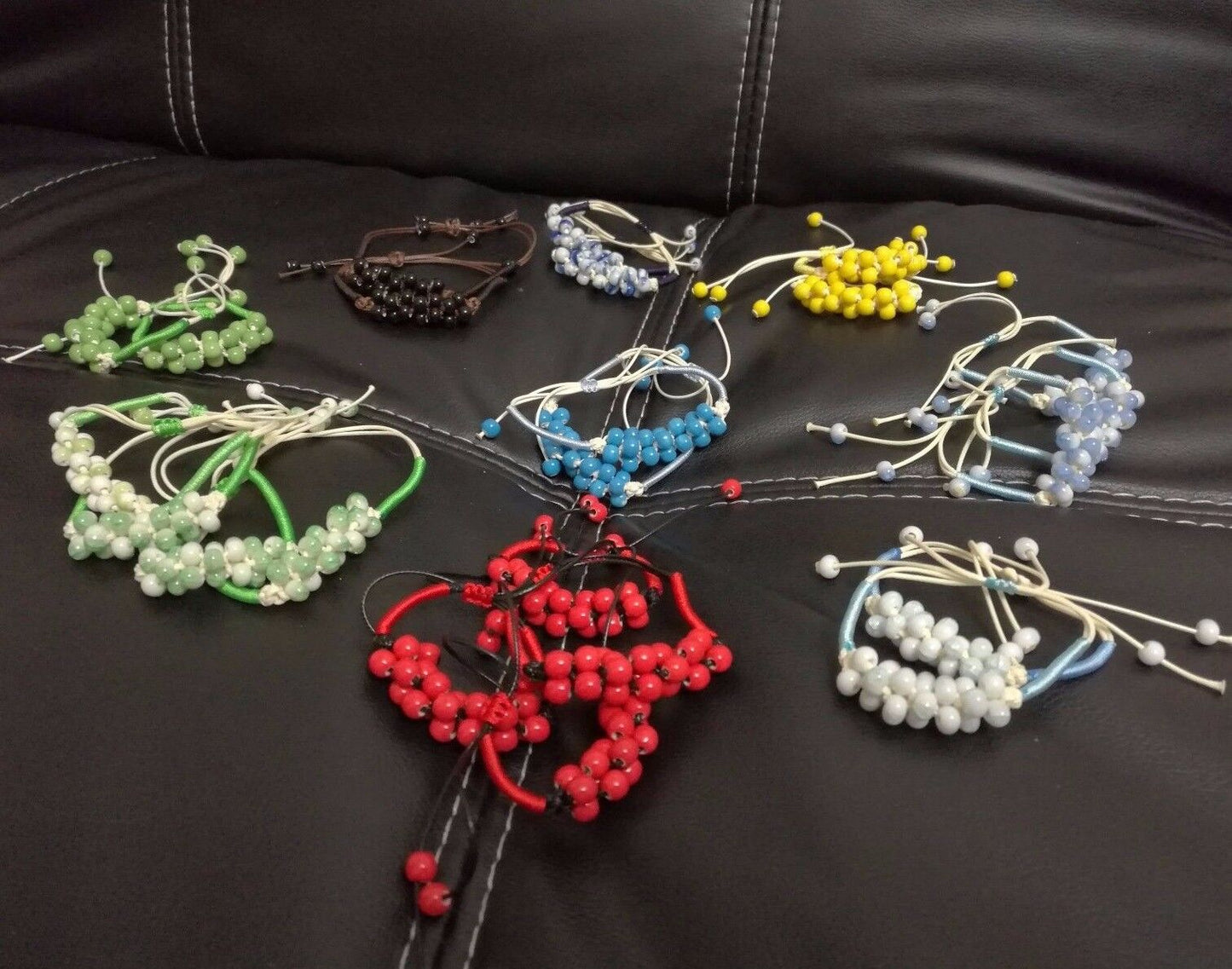 NEW FASHION Lady fashion adjustable COLORFUL Elastic Wrist Bracelet Bangle gift