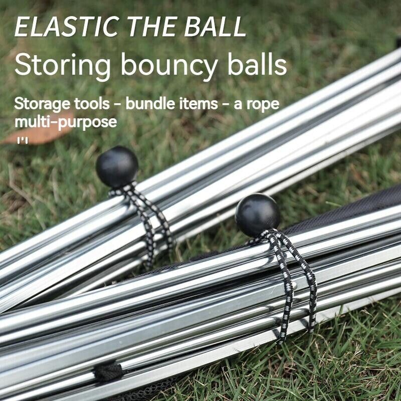 Outdoor Canopy Fixed Bind Elastic Cord Ties Elastic Ball Rubber Bands Tent Clips