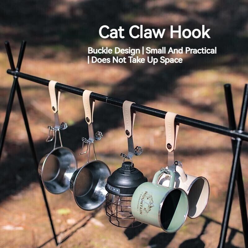 Multifunctional Portable Reusable Stainless Steel Detachable Cat Claw Hook