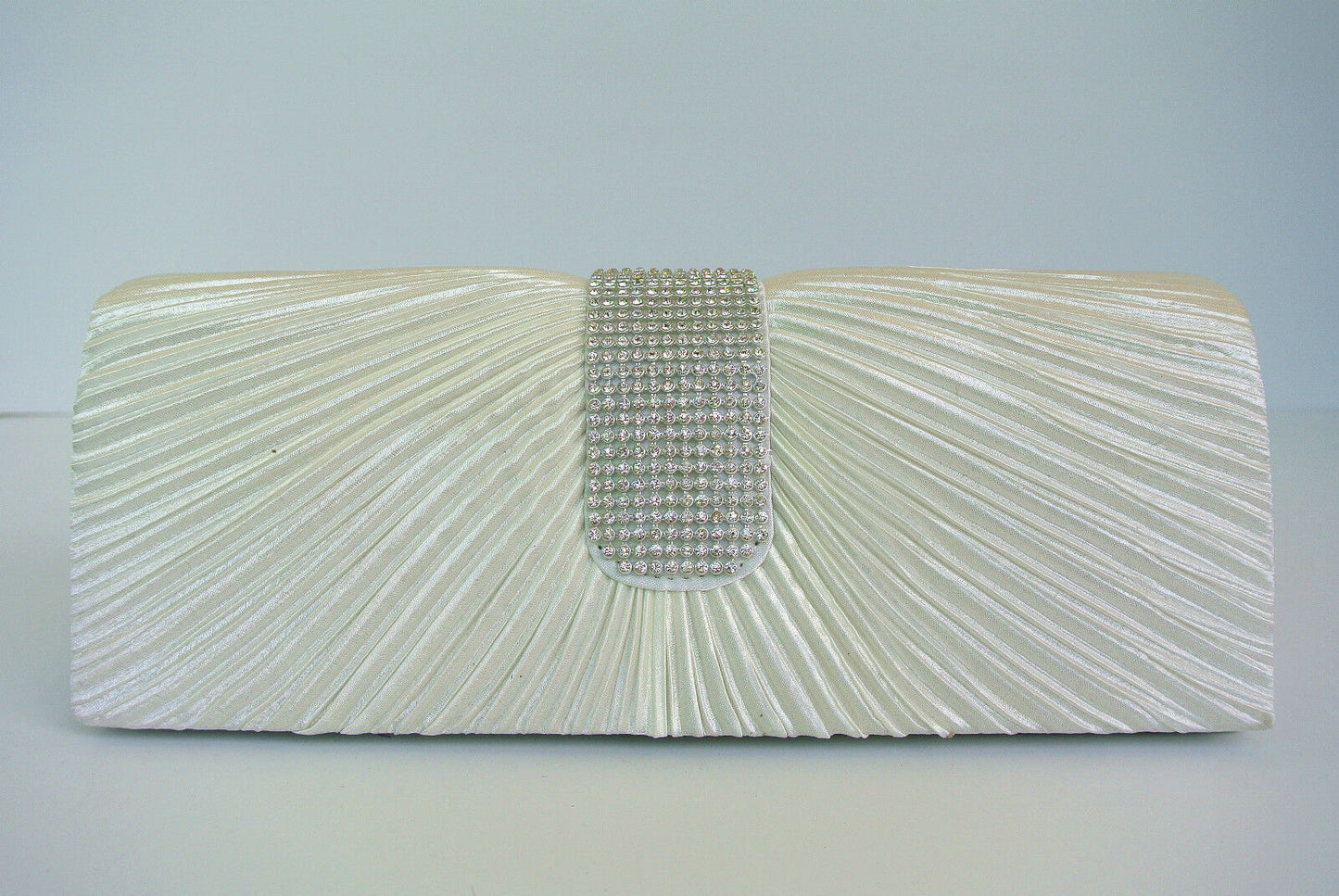 BRAND NEW Shining Satin Ladies Evening Clutch Bag Wedding Bridal Chain Handbag