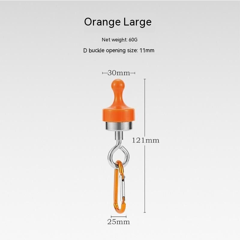 Outdoor Magnet Hooks Magnetic Camp Light Hanging Canopy Tent Hiking Buckles