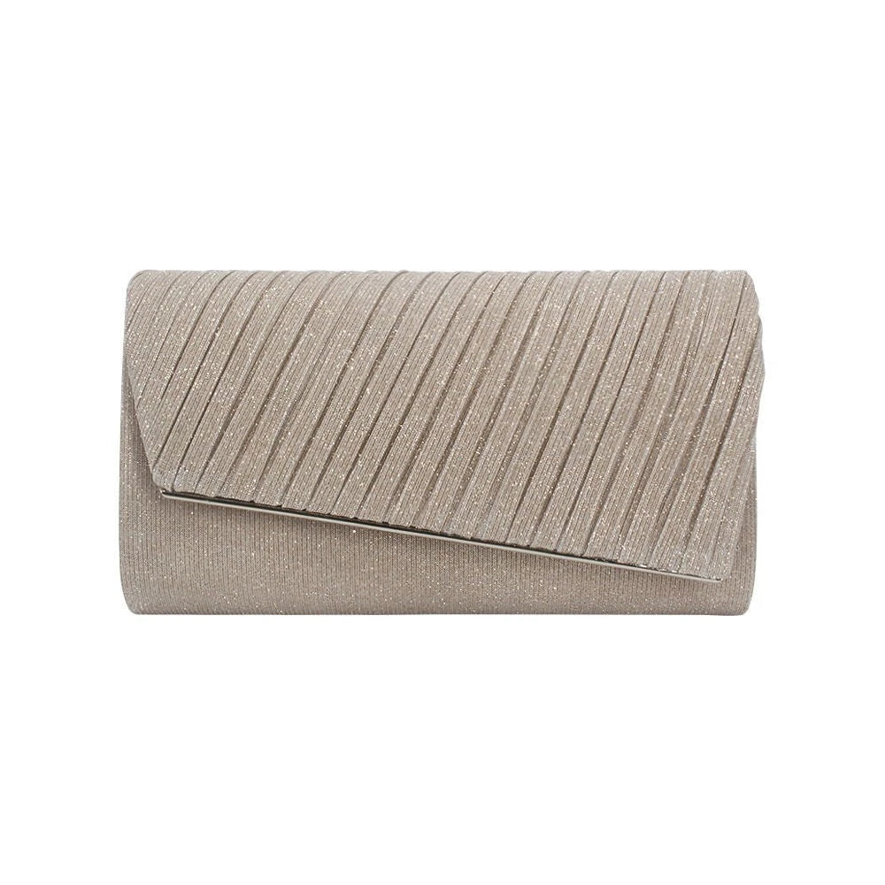 Women Sparkly Evening Clutch Bag Wedding Party Prom Handbag Shoulder Chain Purse