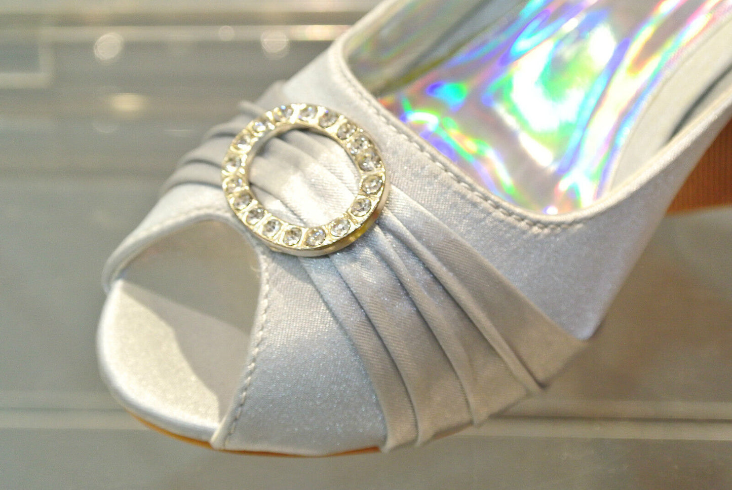 Fashion New Quality Women Shining Diamante Evening Wedding Ball High Heel Shoes