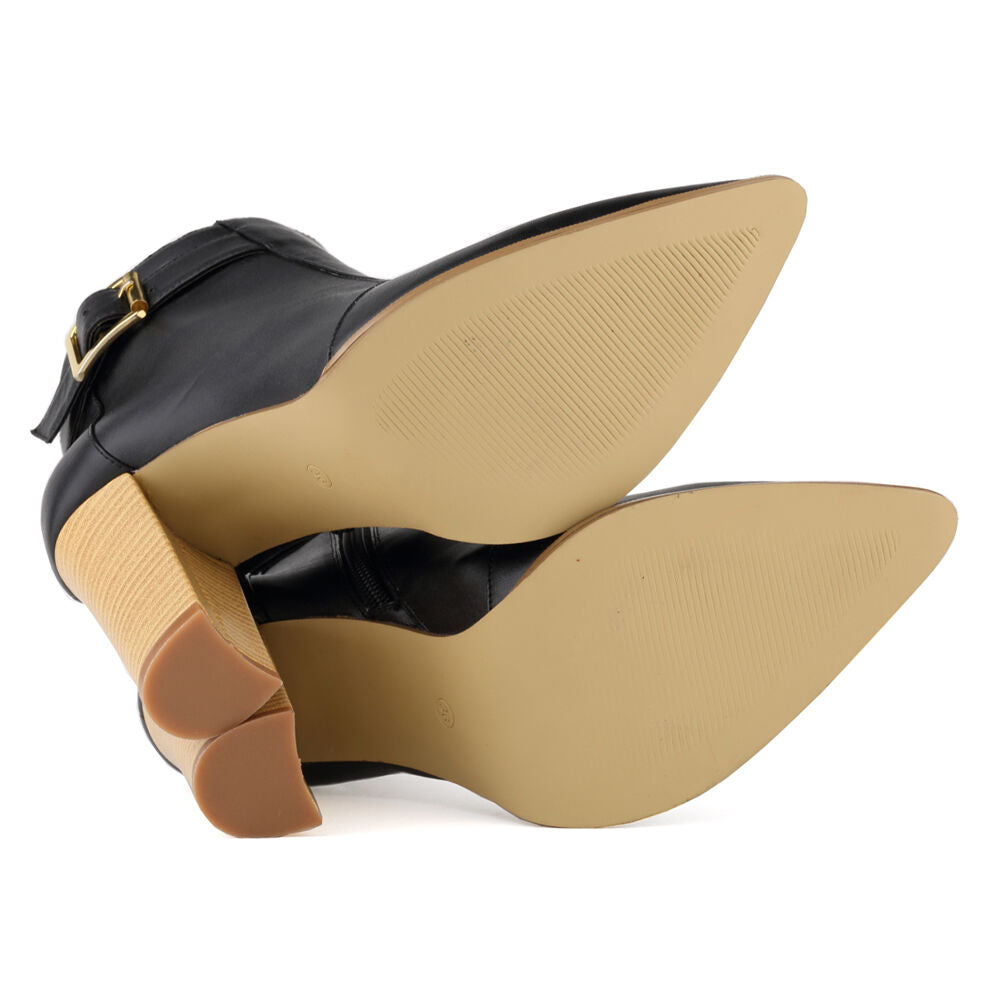 NEW FASHION EVERYDAY QUALITY WOMEN LADIES HIGH HEELS CASUAL ANKLE BOOTS SHOES