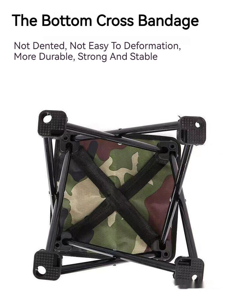 Outdoor Folding Fishing Stool ultralight Backless Camping Picnic Carry-on Chair