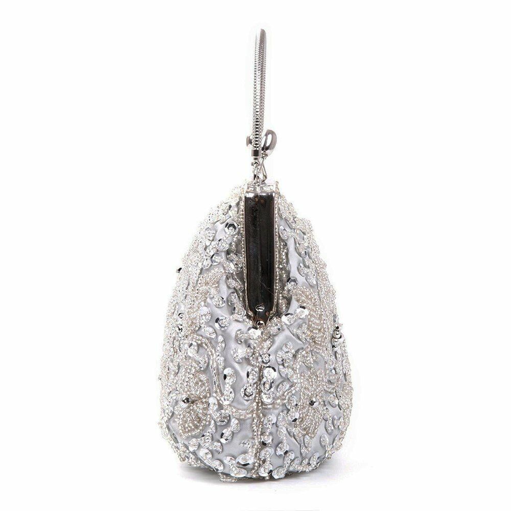 Women Fashion Glitter Party Bridal  Bag Wedding Handbag Prom Evening Clutch
