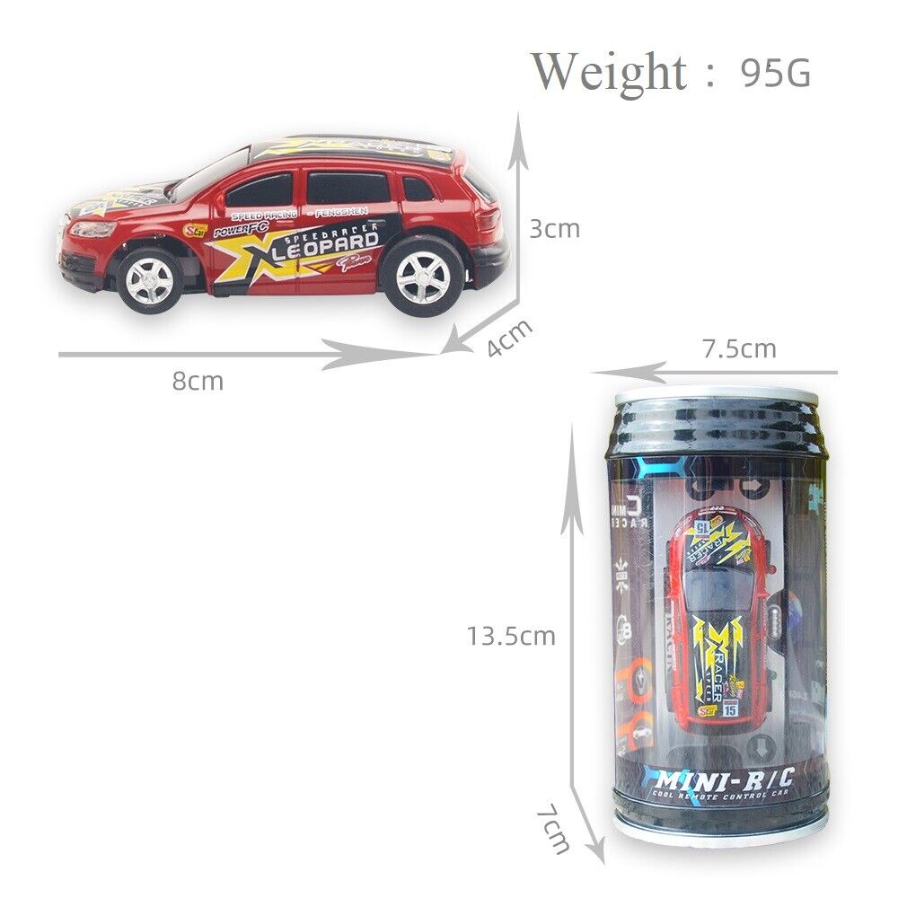 Coke Can Mini RC Radio Drift Remote Control Race Racing Car Toy gift For Kids