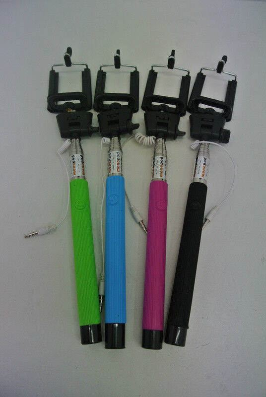 Handheld Monopod Selfie Stick 3.5mm Take Photos For Android IOS Smart Phone