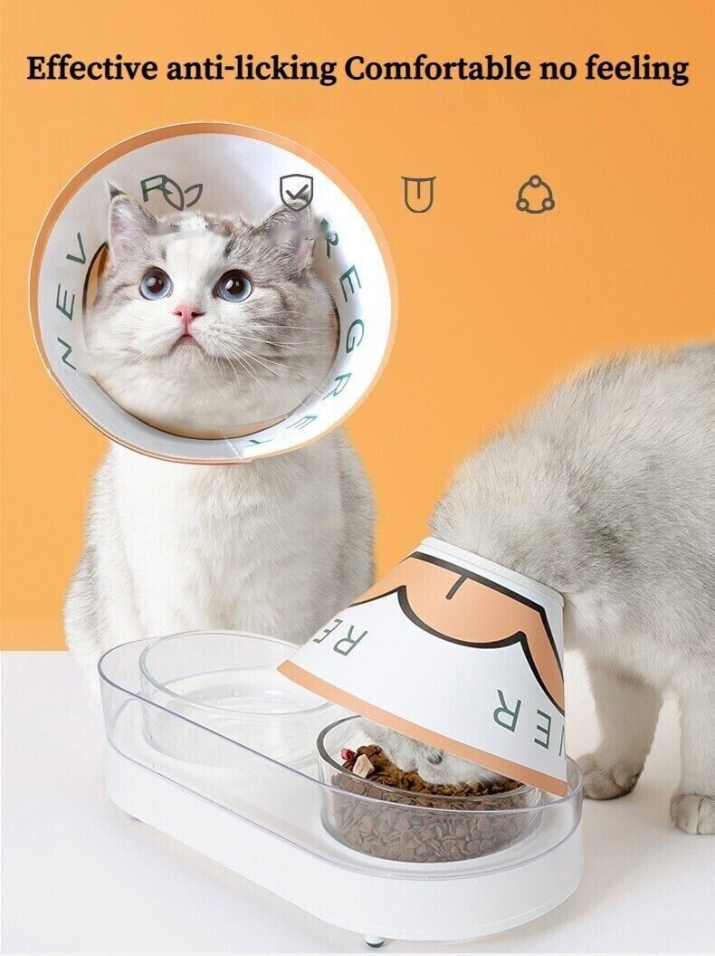 Adjustable Dog Cat Elizabethan Collar Soft Healing Protection Mesh Recovery