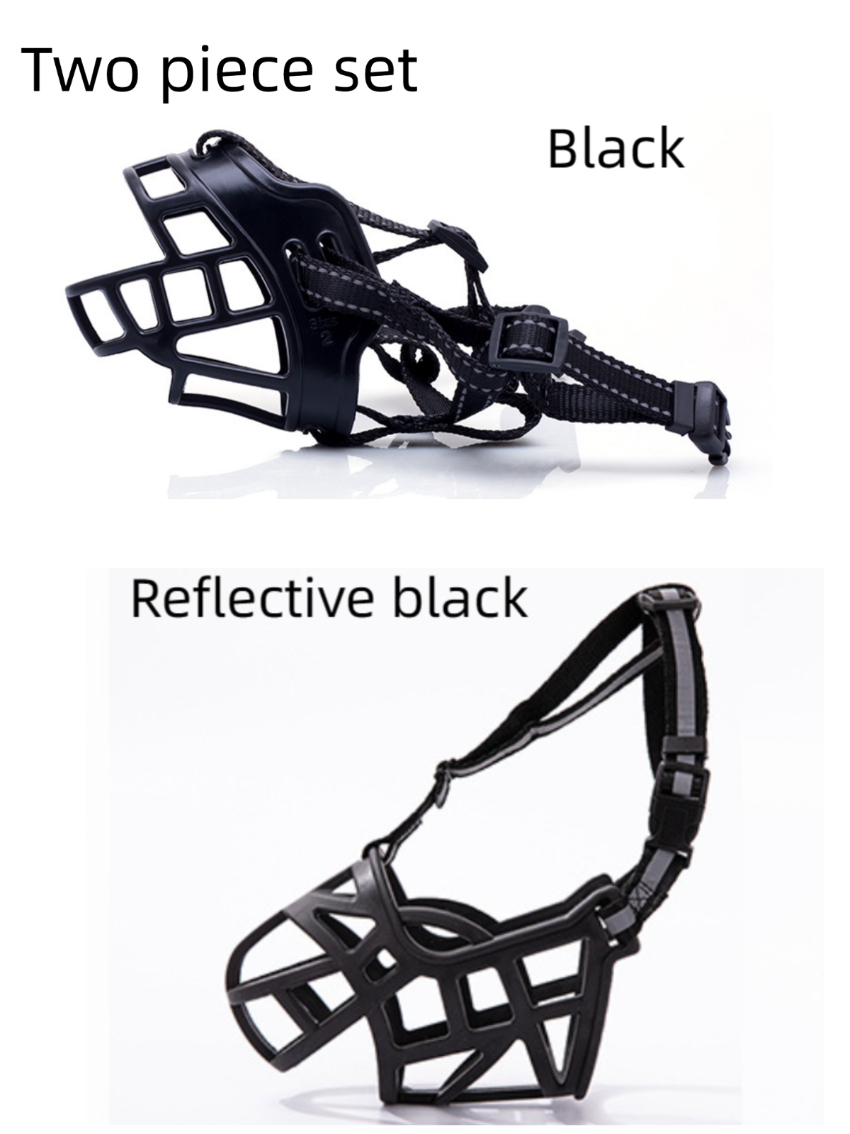 New Pet Muzzle Anti-Biting Chewing Licking Adjustable Breathable Dog Muzzle