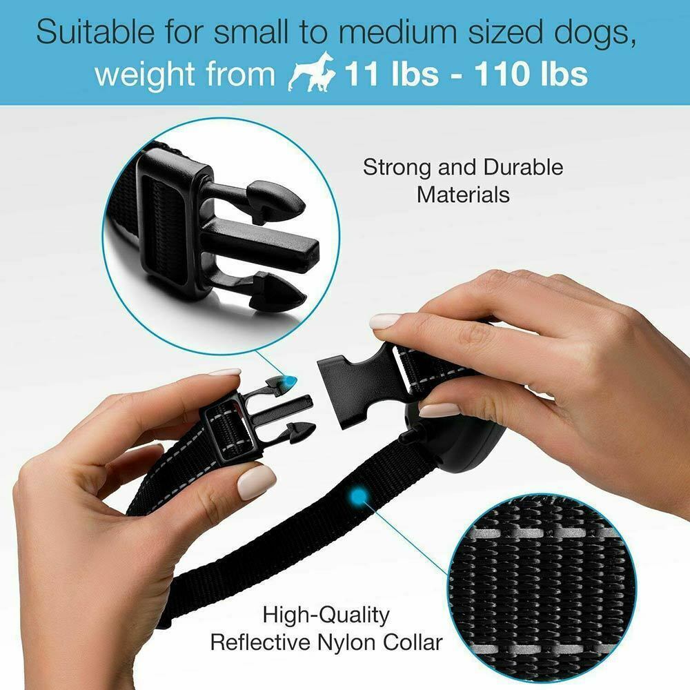 Waterproof Auto Anti Bark Dog Collar Stop Barking No-Shock Trainer Rechargeable