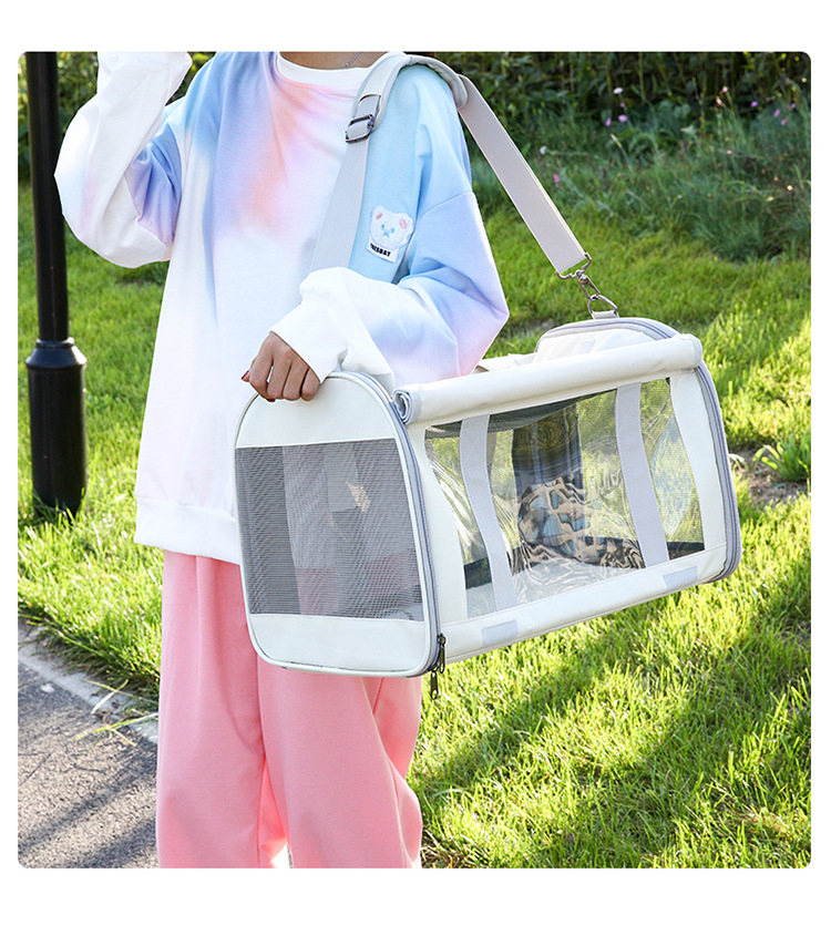 New Breathable Foldable Backpack Portable Pet Bag Portable Pet Going Out Bag