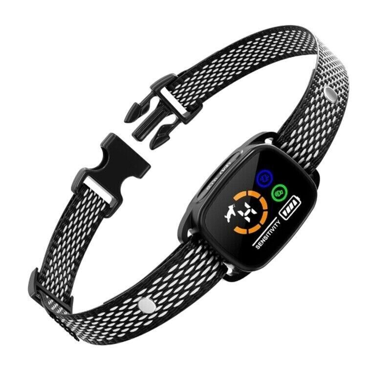 Intelligent Color Screen Dog Training Anti Bark Collar Rechargeable Stop Bark