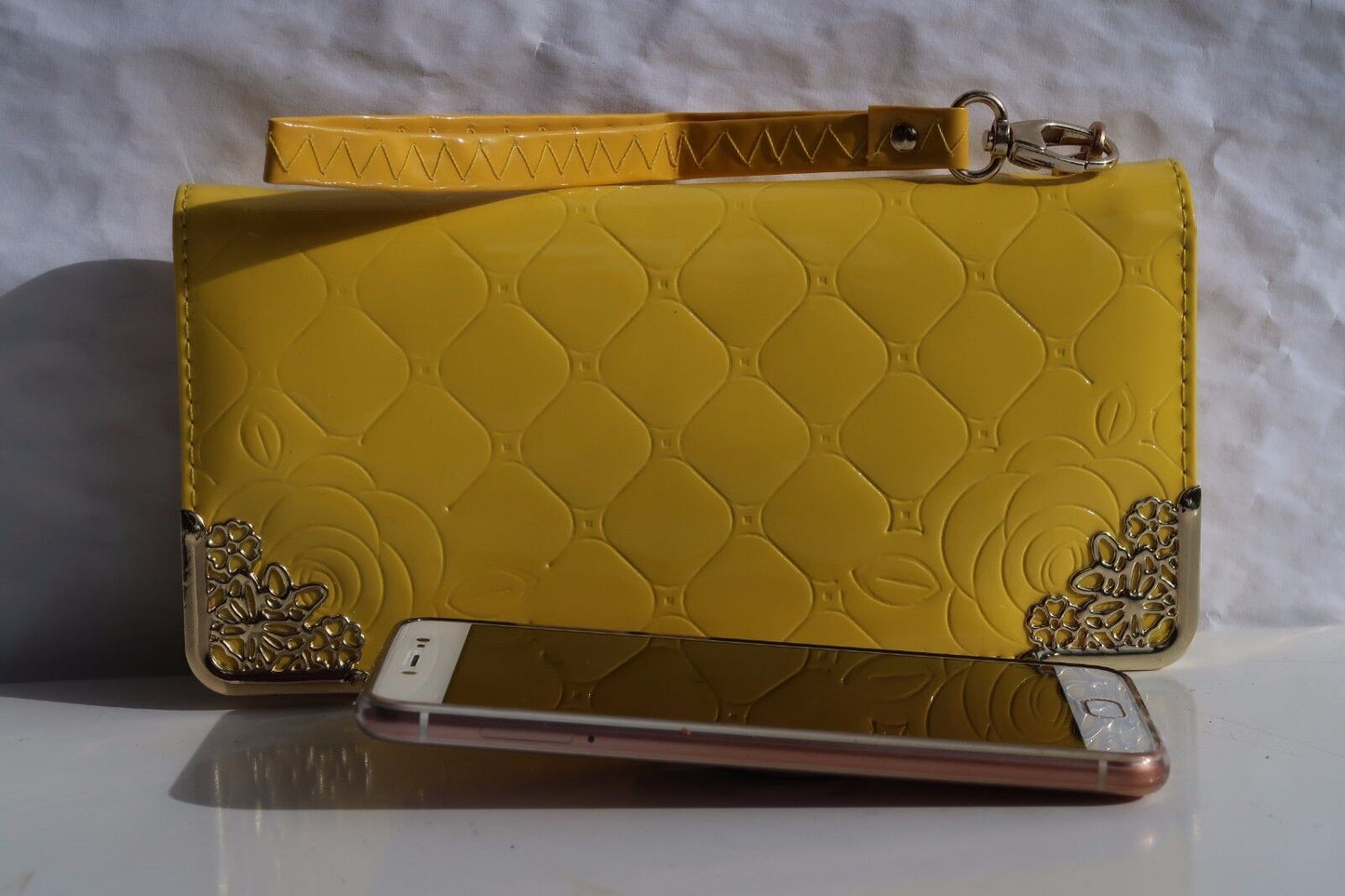 NEW Women Fashion Patent Wallet Zip Around Case Purse Wallet Lady clutch GIFT