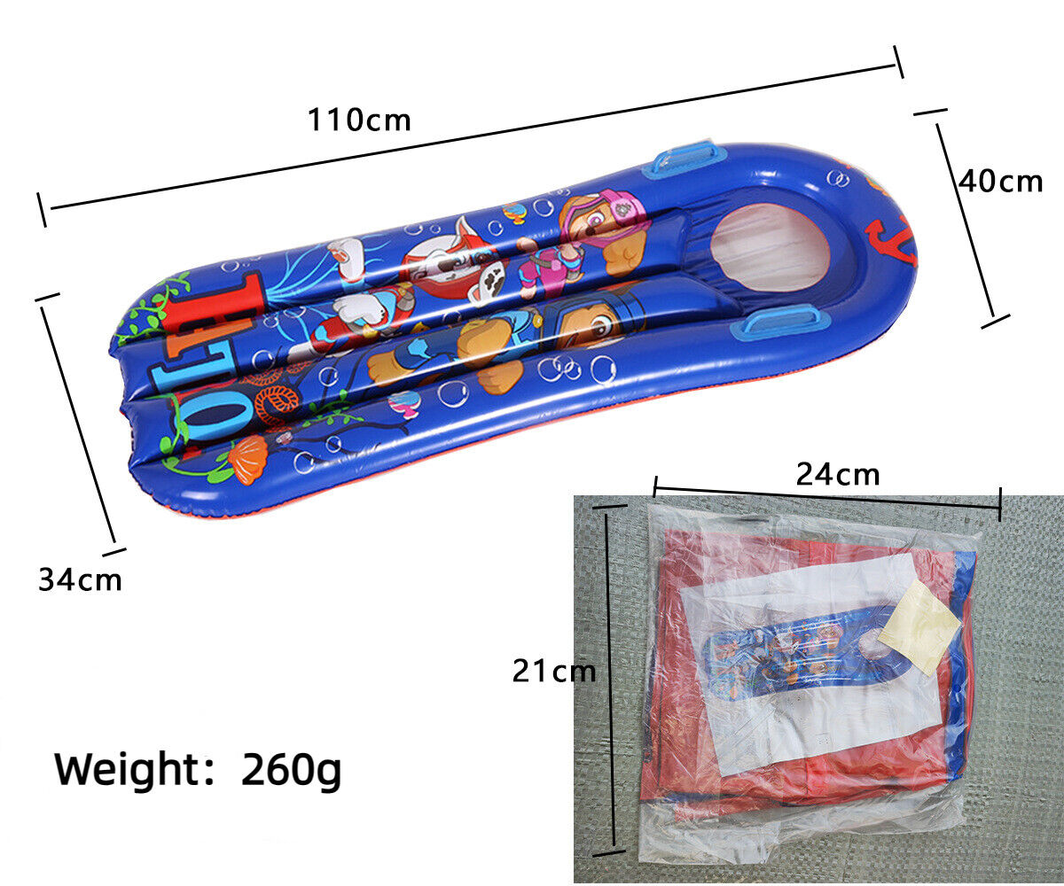 Children's Inflatable Surfboard Float Row Water Skis Float Row Flamingo Bed