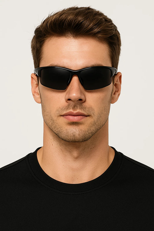 Men's Polarized Wrap Around Sports Sunglasses Running Driving Outdoor Activities # 6916