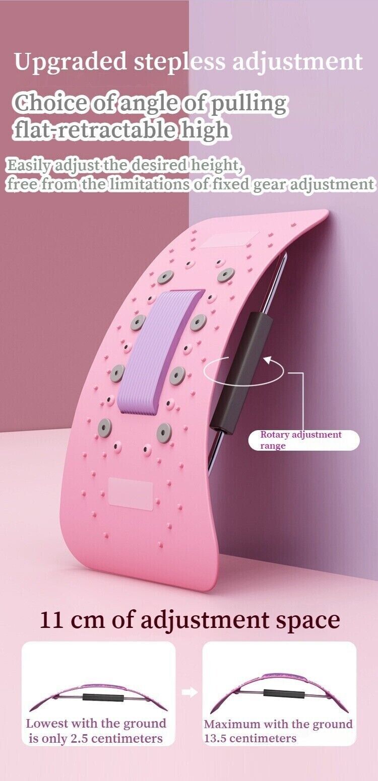 Lumbar Spine Relax Device Lumbar Back Support Stretching Board Top Waist Massage