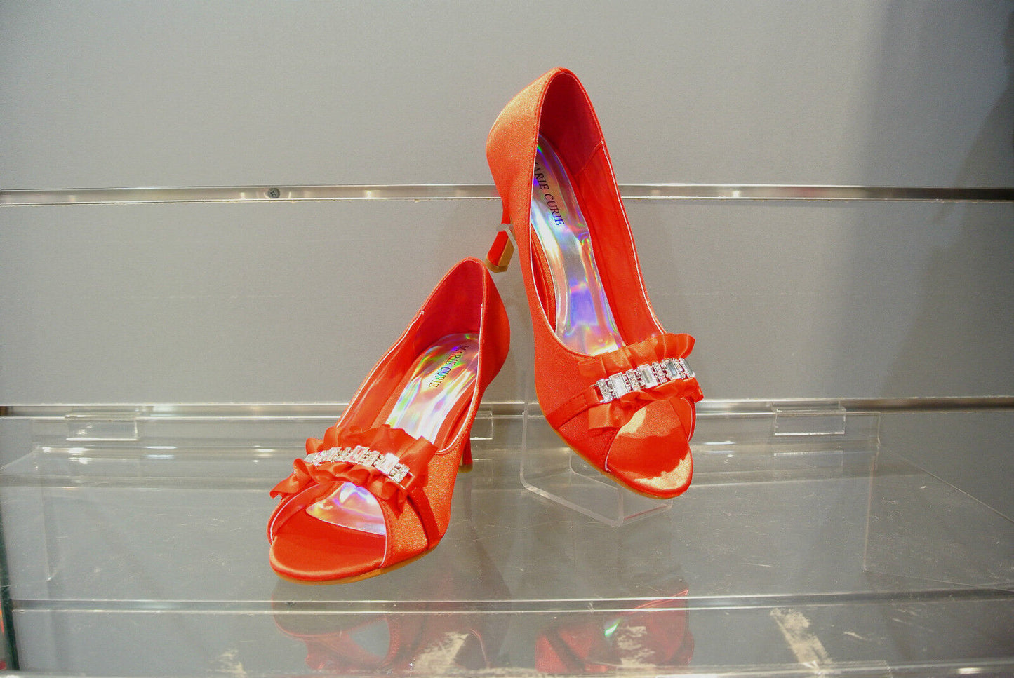 New Fashion Women Shining Ball Ventilate Mid Heel Party Wedding Work Date Shoes