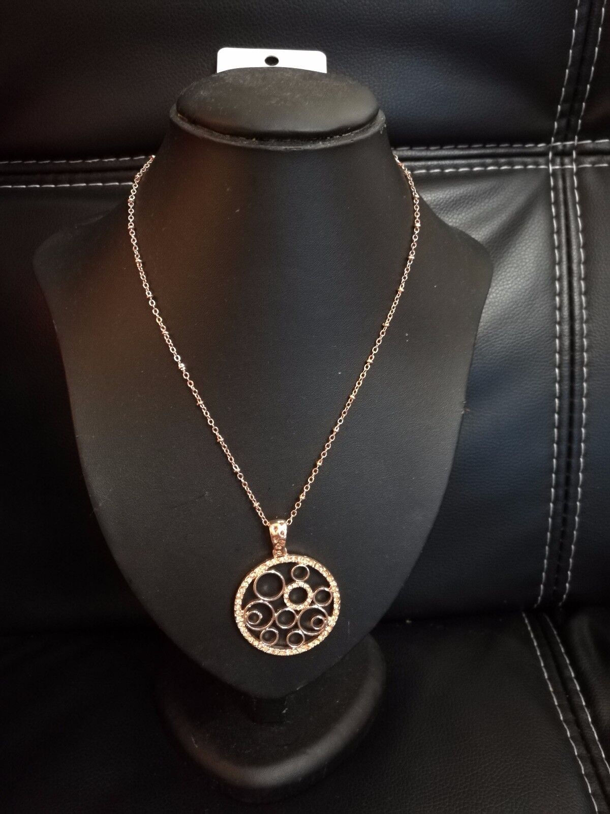 New Women Rhinestone Chain Crystal Necklace Pendant Lady's Fashion Jewelry