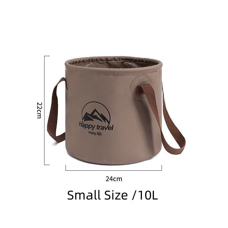 Outdoor Portable Foldable Wash Basin Travel Camping Fishing Foot Soaking Bucket