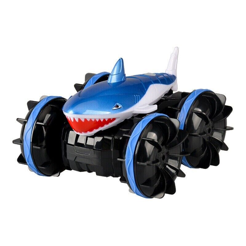 Amphibious Shark Stunt Car Remote Control Wireless Electric Toy Boy Kids Gift