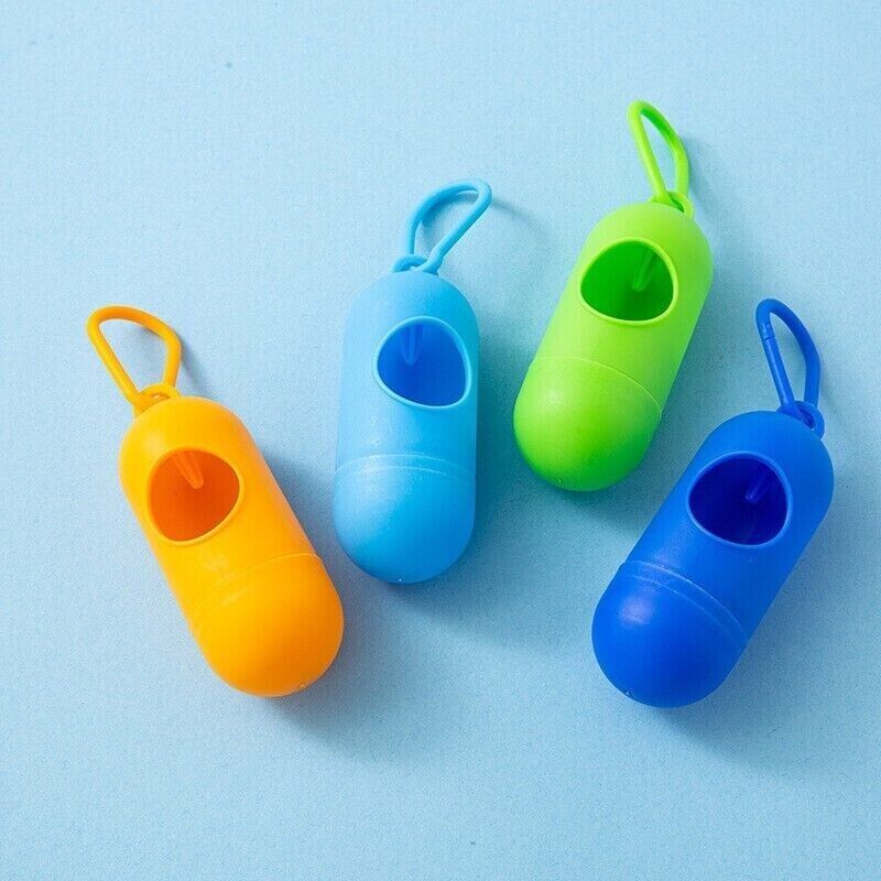 Pet Poop Bag Dispenser Waste Disposable Clean Poo Holder Pick-Up Puppy Garbage