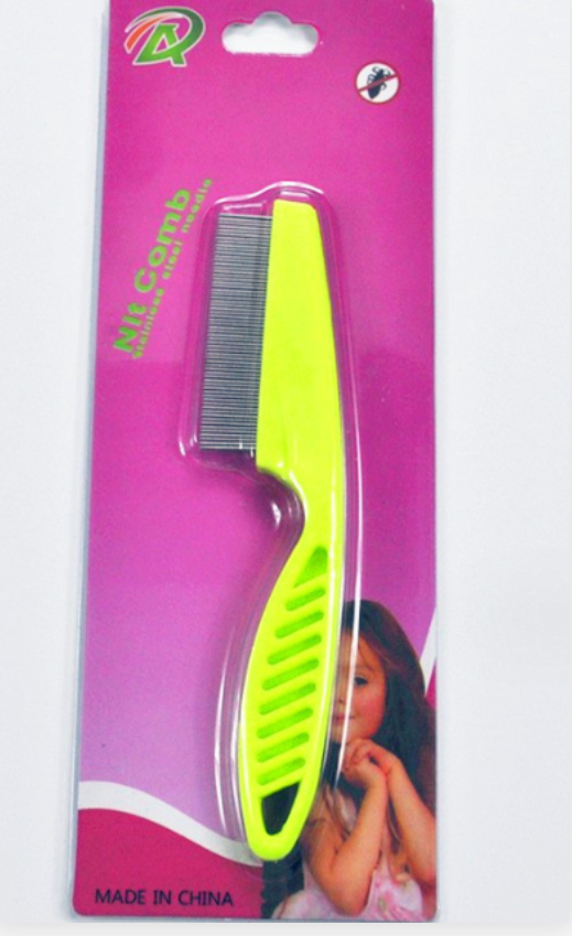 Pet Dog Encrypted Clean Flea Lice Removal Comb Hair Shedding Comb Steel Pin Comb