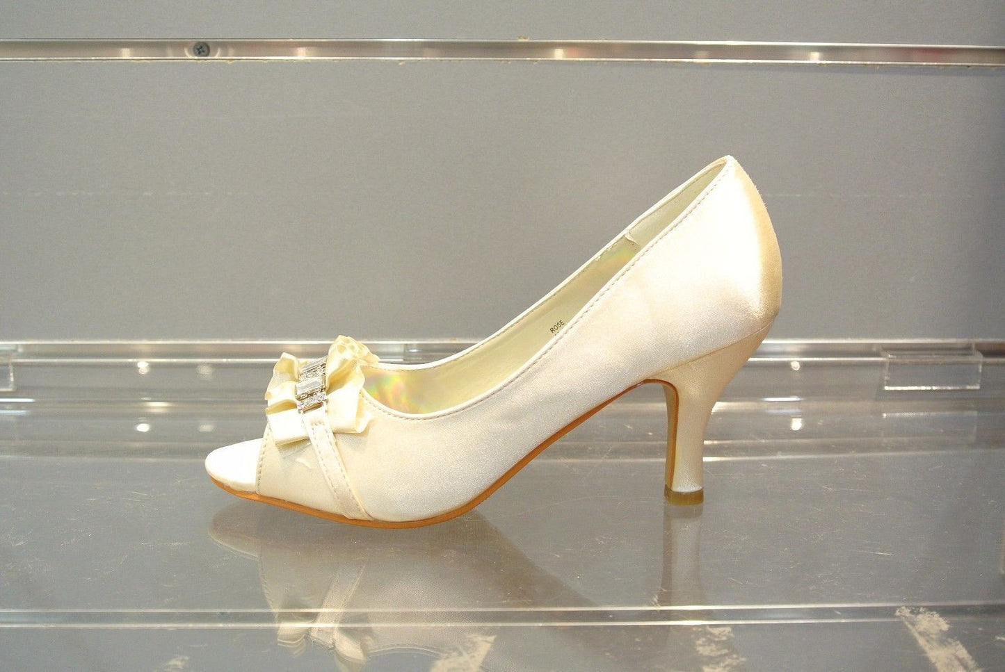 New Fashion Women Shining Ball Ventilate Mid Heel Party Wedding Work Date Shoes